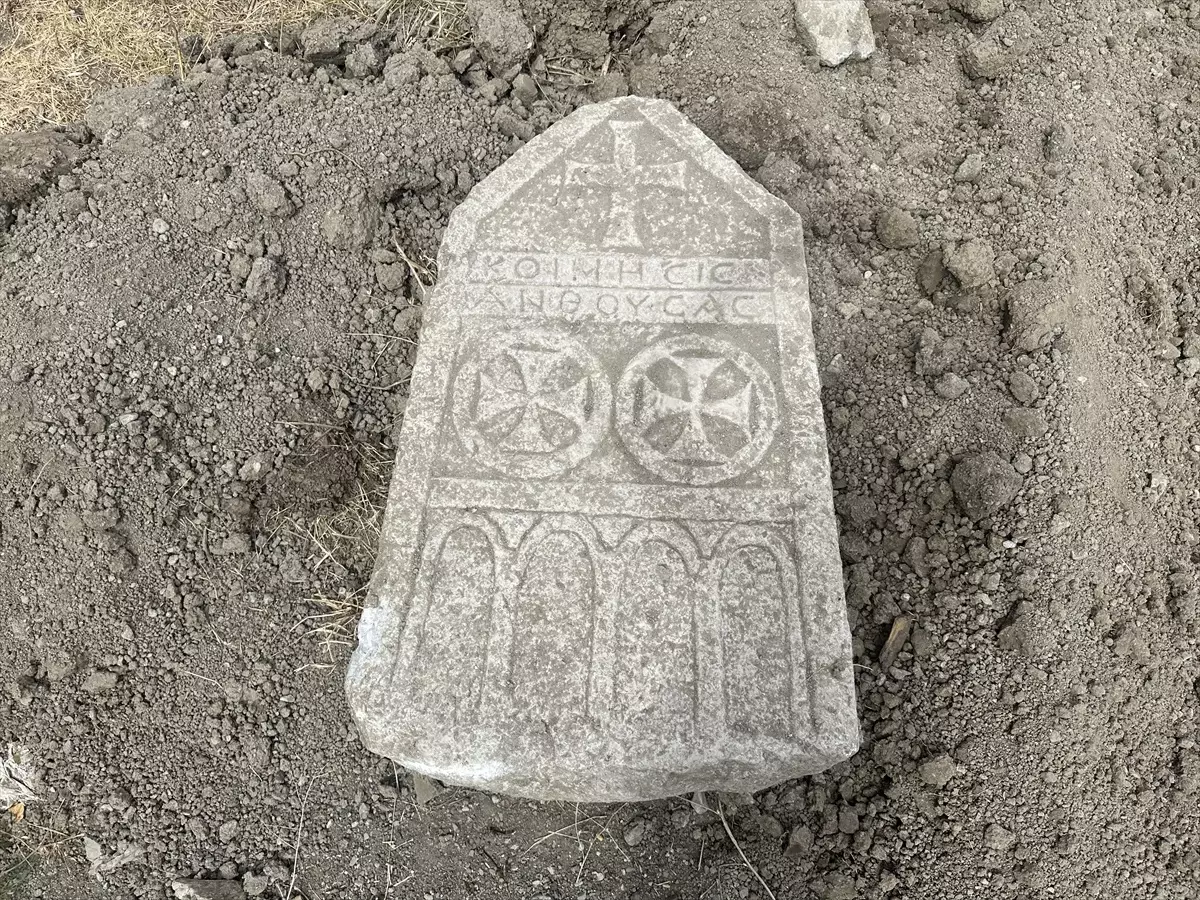 Tarihi Mezartaşı Çorum&apos;da Bulundu