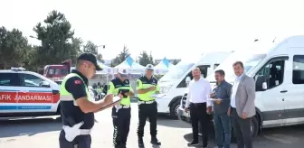 Çorum'da Okul Servis Araçları Denetlendi