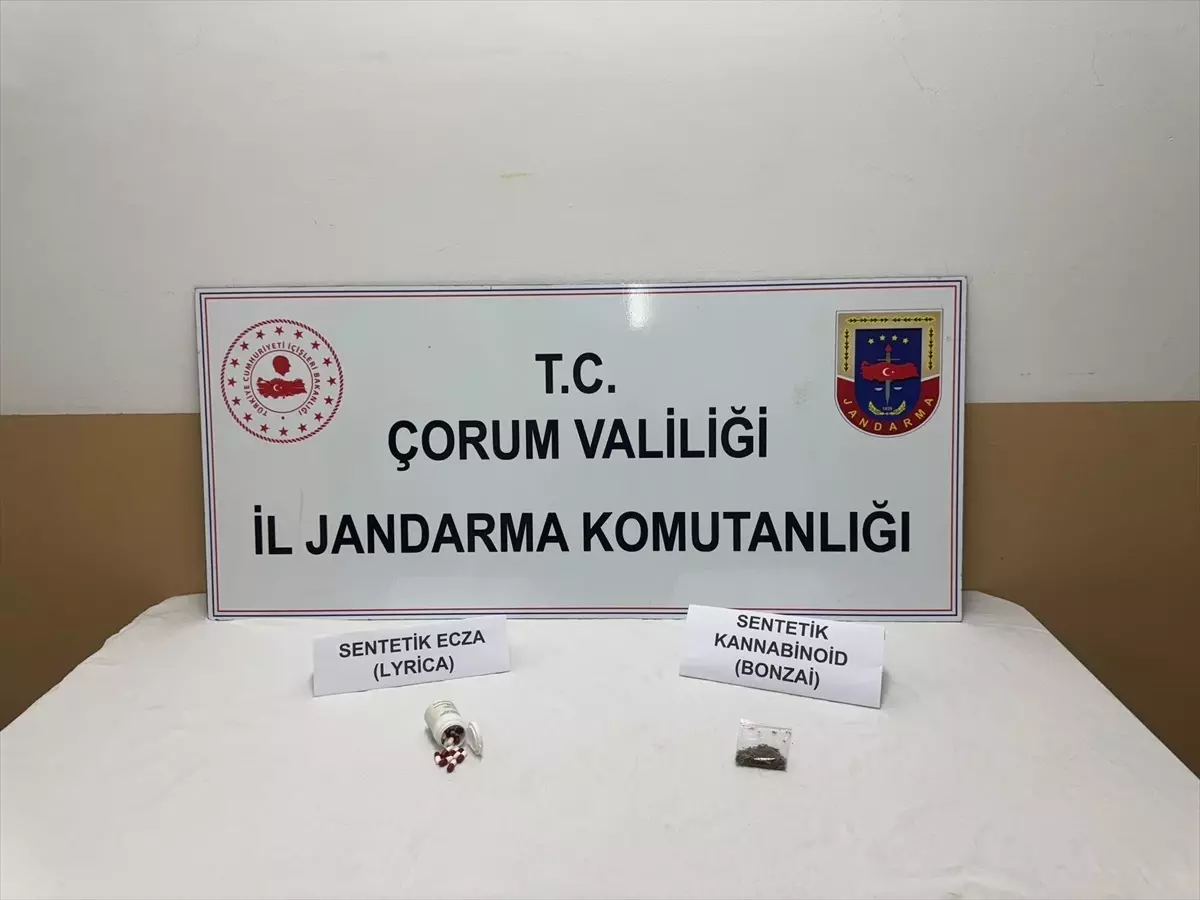 Çorum'da Uyuşturucu Operasyonu: 2 Şüpheli Gözaltında