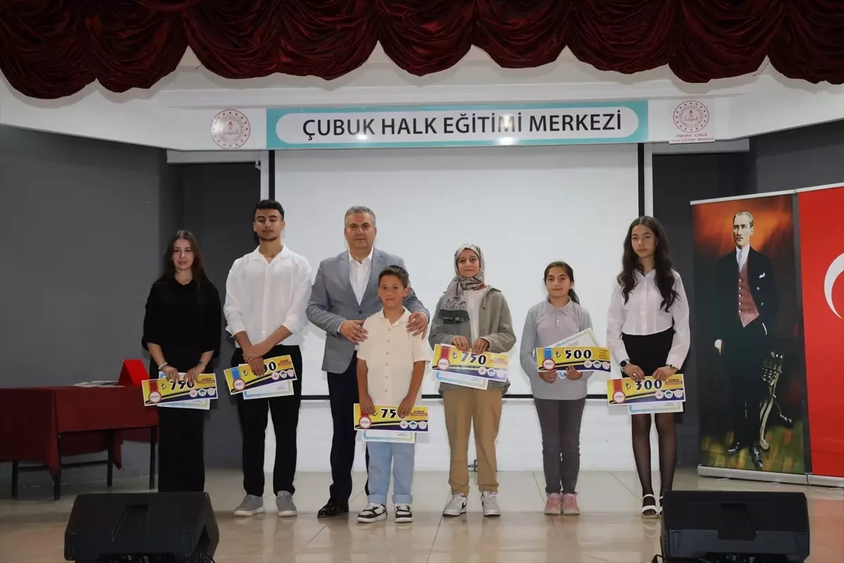 Çubuk'ta Dilimizin Zenginlikleri Projesi Ödül Töreni Düzenlendi