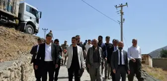 Kaymakam Emre Cebeci Çukurca'da Köy Ziyaretlerinde Bulundu