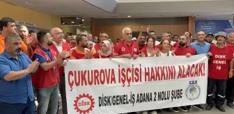 Çukurova Belediyesi İşçileri Maaşlarındaki Eksiklik İçin Eylem Yaptı