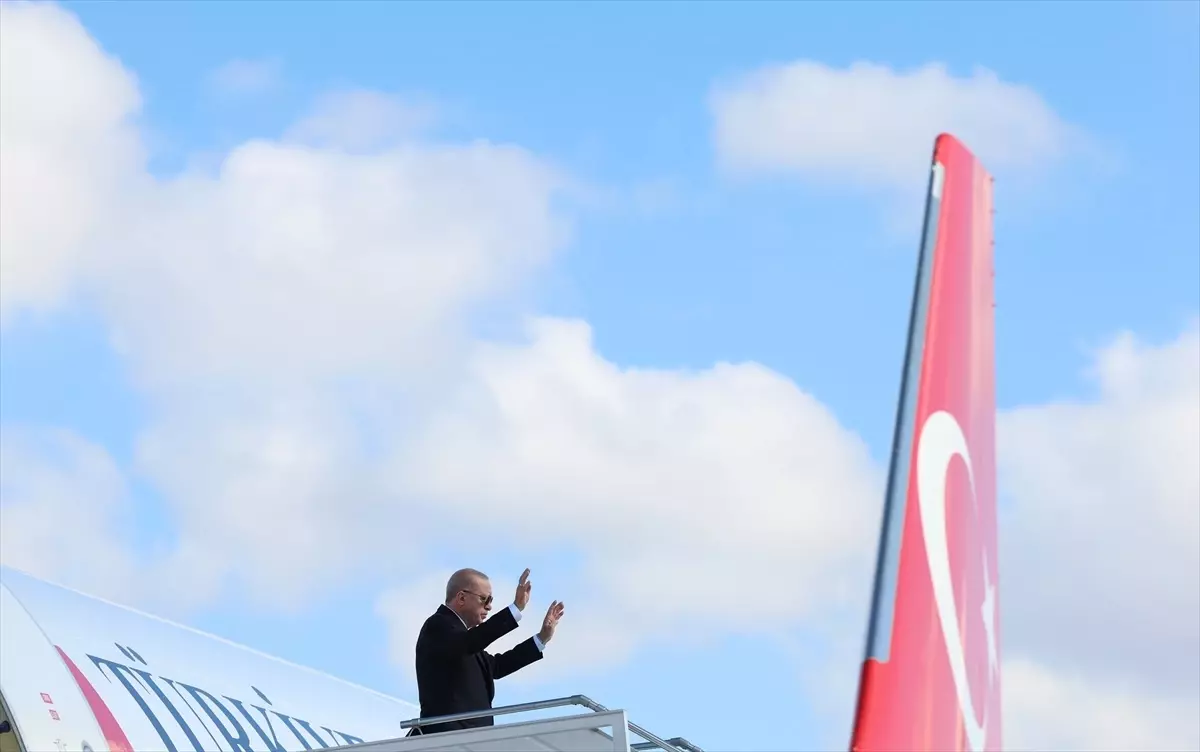 Cumhurbaşkanı Erdoğan, Azerbaycan'a gitti