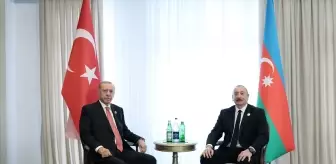 Cumhurbaşkanı Erdoğan, Azerbaycan Cumhurbaşkanı Aliyev ile görüştü