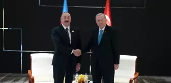 Erdoğan ve Aliyev Tiencin'de Buluştu