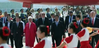 Cumhurbaşkanı Erdoğan, Çin'e geldi
