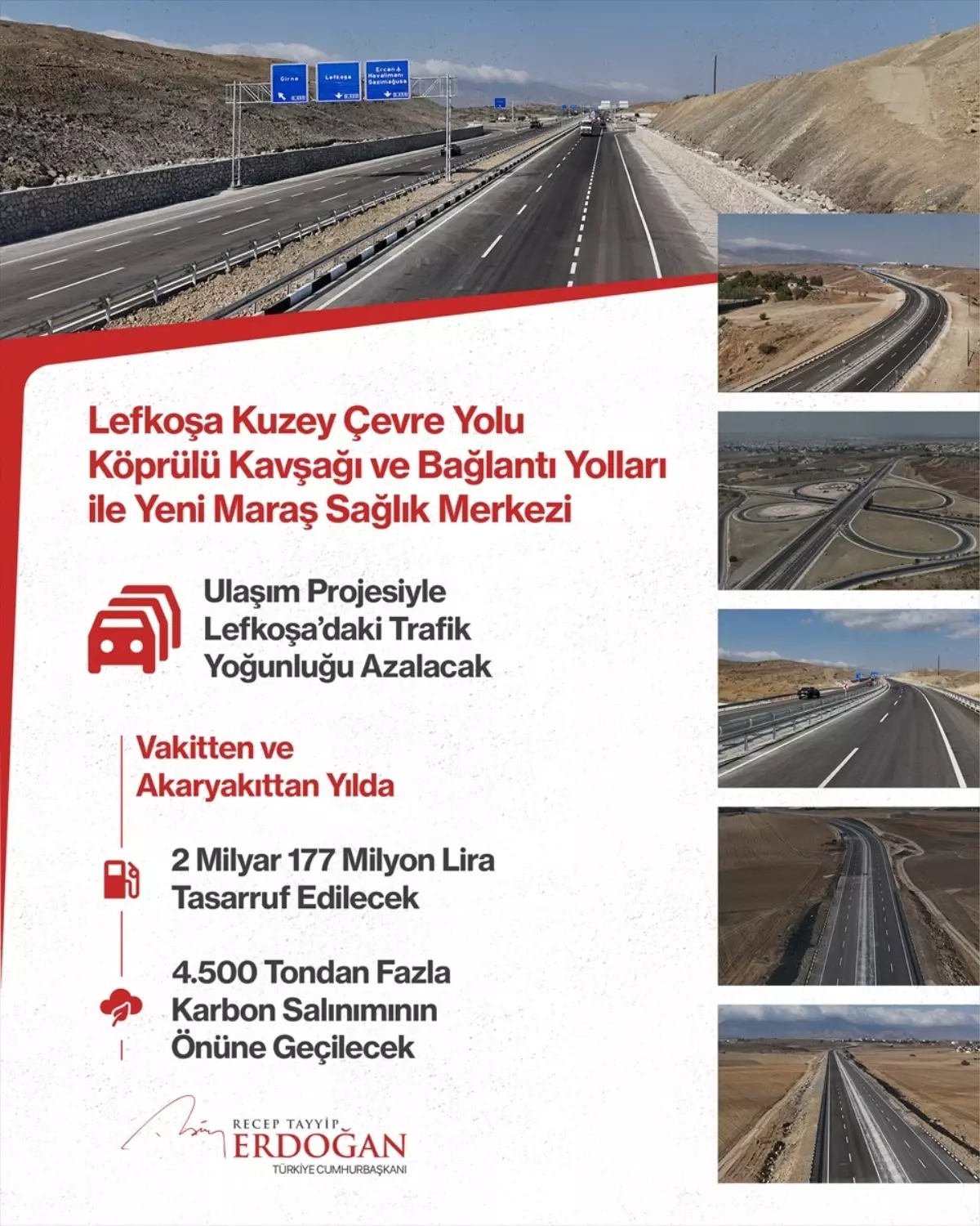 Cumhurbaşkanı Erdoğan'dan KKTC'deki açılış törenlerine ilişkin paylaşım Açıklaması
