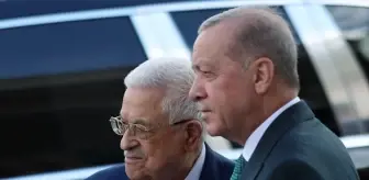 Cumhurbaşkanı Erdoğan, Filistin Devlet Başkanı Abbas ile görüştü