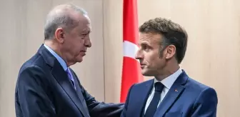 Cumhurbaşkanı Erdoğan, Fransa Cumhurbaşkanı Macron ile bir araya geldi