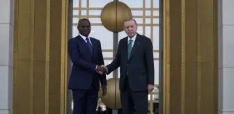 Cumhurbaşkanı Erdoğan, Gabon Cumhurbaşkanı Oligui Nguema'yı resmi törenle karşıladı