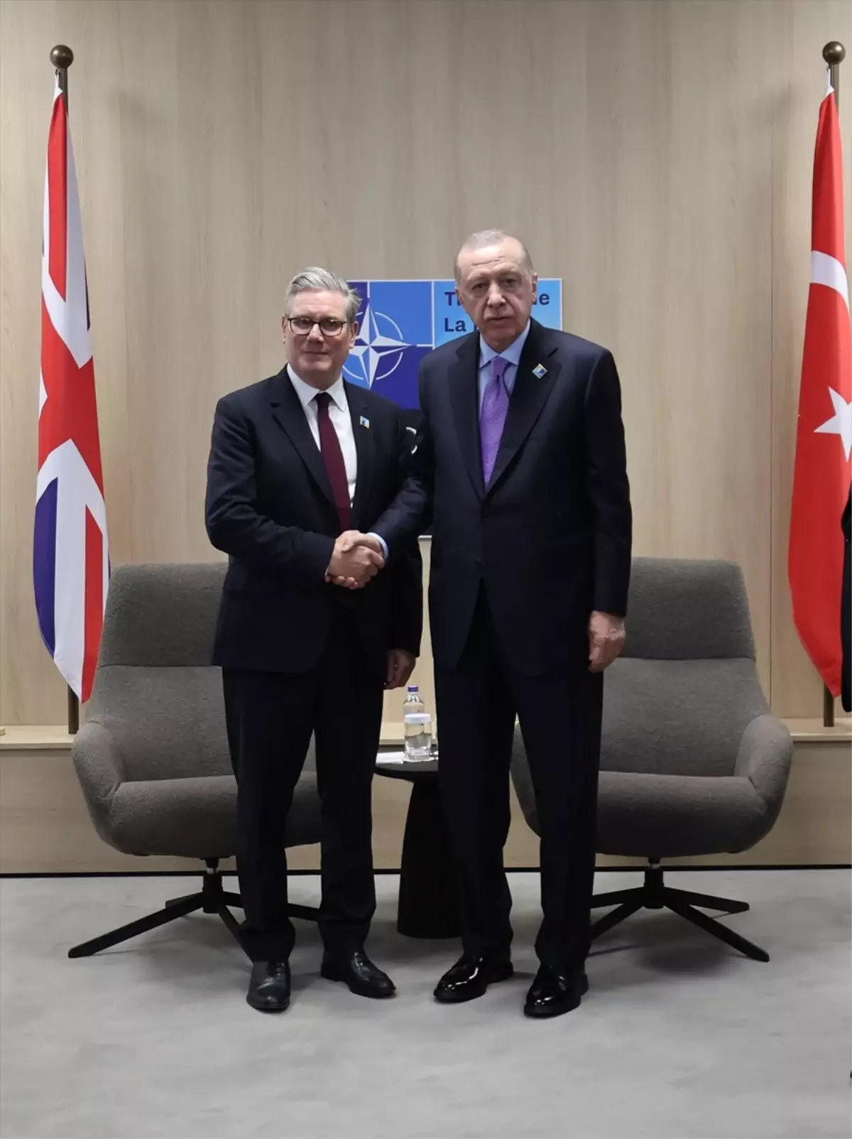 Cumhurbaşkanı Erdoğan, İngiltere Başbakanı Starmer ile bir araya geldi