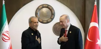 Cumhurbaşkanı Erdoğan, İran Cumhurbaşkanı Pezeşkiyan ile görüştü