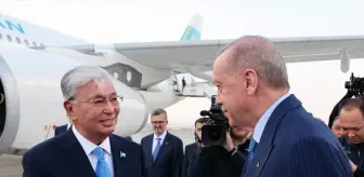 Cumhurbaşkanı Erdoğan, Kazakistan Cumhurbaşkanı Tokayev'i resmi törenle karşıladı