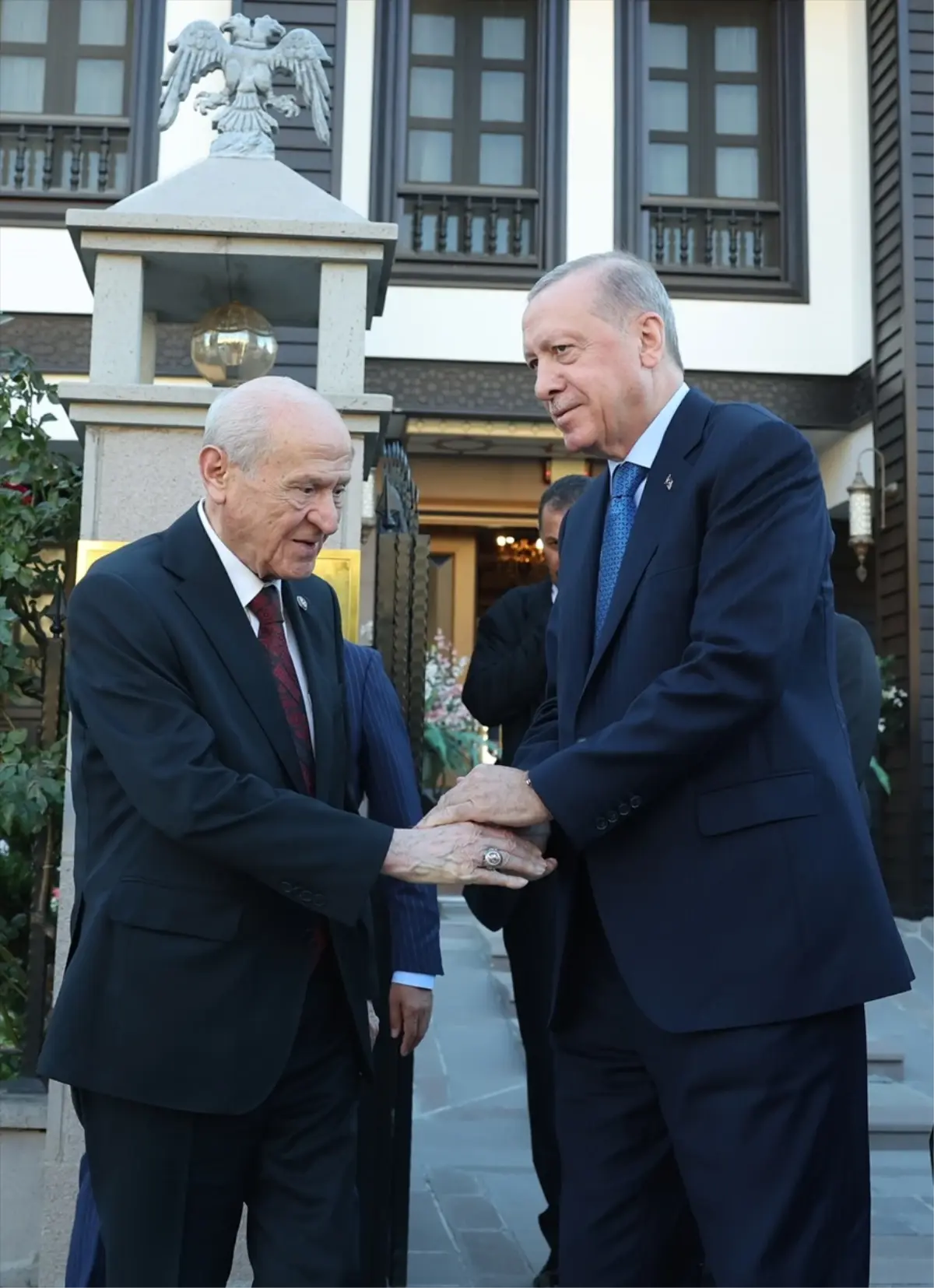 Cumhurbaşkanı Erdoğan MHP Genel Başkanı Bahçeli ile görüştü