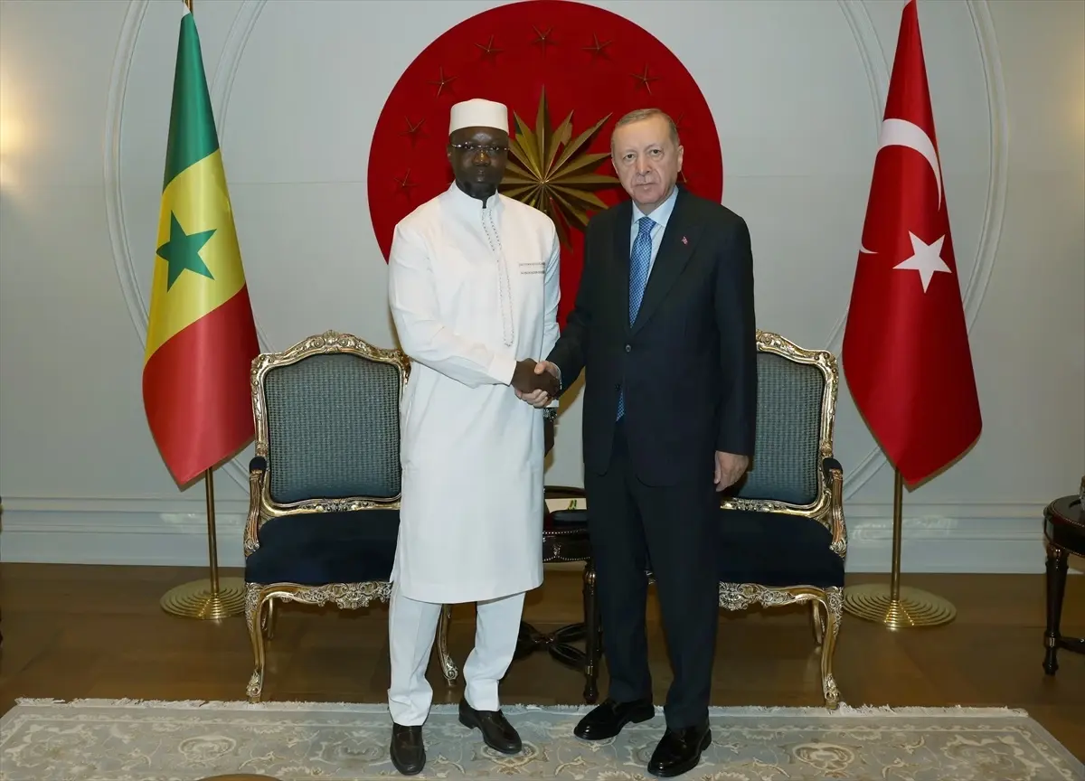 Cumhurbaşkanı Erdoğan, Senegal Başbakanı Sonko'yu kabul etti