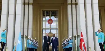Cumhurbaşkanı Erdoğan, Somali Cumhurbaşkanı Mahmud ile bir araya geldi