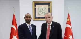 Cumhurbaşkanı Erdoğan, Somali Limanlar ve Deniz Ulaştırma Bakanı Nur'u kabul etti