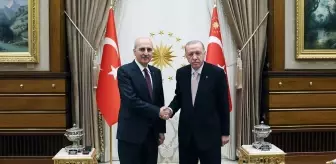 Cumhurbaşkanı Erdoğan, TBMM Başkanı Kurtulmuş'u kabul etti