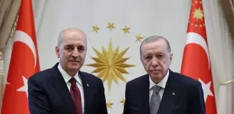 Cumhurbaşkanı Erdoğan, TBMM Başkanı Kurtulmuş'u kabul etti