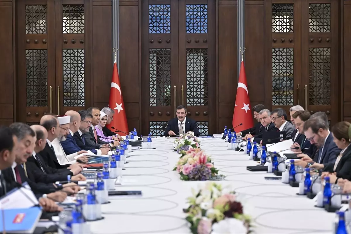 Cumhurbaşkanı Yardımcısı Yılmaz, Bağımlılıkla Mücadele Yüksek Kurulu Toplantısı'nda konuştu Açıklaması
