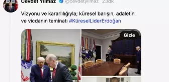 Cumhurbaşkanı Yardımcısı Yılmaz'dan Cumhurbaşkanı Erdoğan'ın Trump ile görüşmesine ilişkin paylaşım