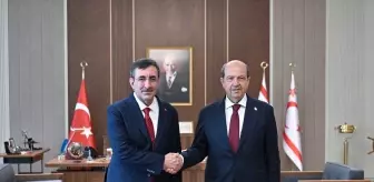 Cumhurbaşkanı Yardımcısı Yılmaz, KKTC Cumhurbaşkanı Tatar ile Görüştü