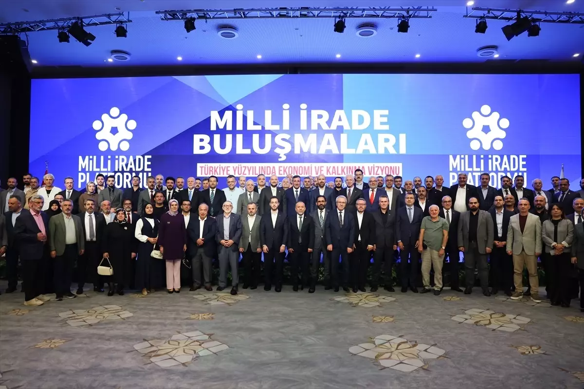 Cumhurbaşkanı Yardımcısı Yılmaz 'Milli İrade Buluşmaları' programında konuştu Açıklaması