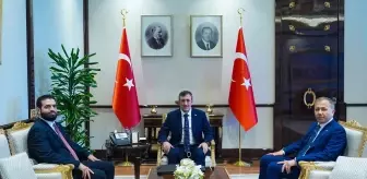 Cumhurbaşkanı Yardımcısı Yılmaz, Suriye İçişleri Bakanı Hattab ile Görüştü