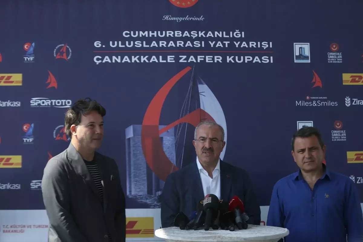 Çanakkale'de Cumhurbaşkanlığı 6. Uluslararası Yat Yarışları Gerçekleştirildi