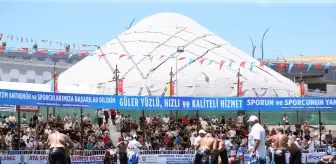 CW Enerji Türkiye Yağlı Güreş Ligi'nin Gaziantep Etabı Başladı