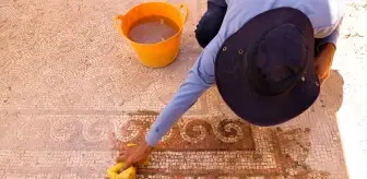Dara Antik Kenti'nde 1500 Yıllık Mozaik Bulundu