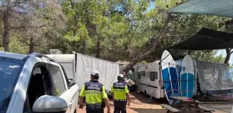 Datça'da Jandarma Orman Yangınlarına Karşı Denetim Yapıldı