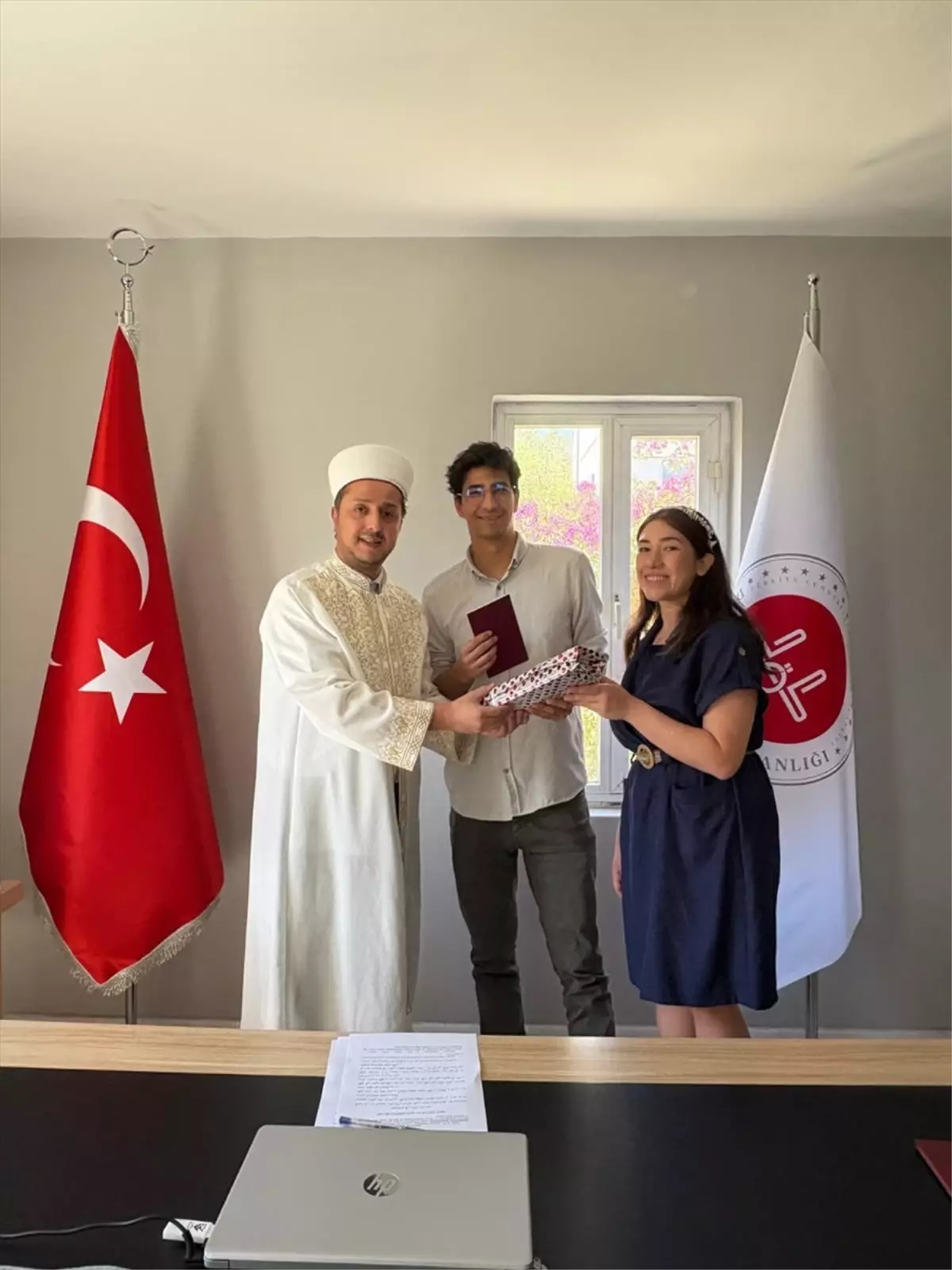 Datça Müftülüğünde İlk Nikah Töreni