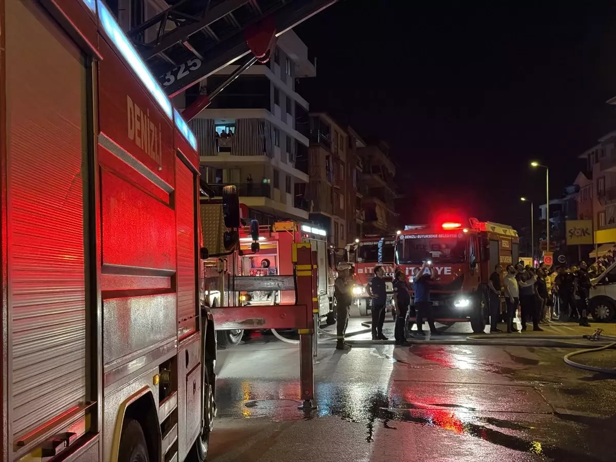 Pamukkale'de Mobilya Atölyesinde Yangın: 1 Kişi Dumandan Etkilendi