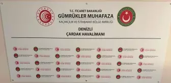 Denizli Havalimanı'nda 718 Gram Uyuşturucu Ele Geçirildi