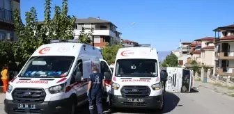 Denizli'de Minibüs ile Çarpışan Otomobilde Anne ve 2 Çocuğu Yaralandı