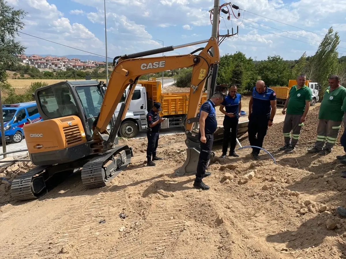Denizli'de Roma Dönemine Ait Mezar Taşı Bulundu