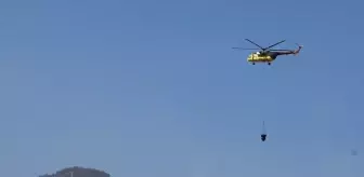 Denizli'deki Orman Yangınında Hava ve Karadan Mücadele Devam Ediyor