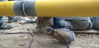 Dikmen'de Doğal Gaz Hattı Dönemi Başladı