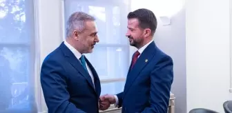 Dışişleri Bakanı Hakan Fidan, Karadağ Cumhurbaşkanı ile Bir Araya Geldi