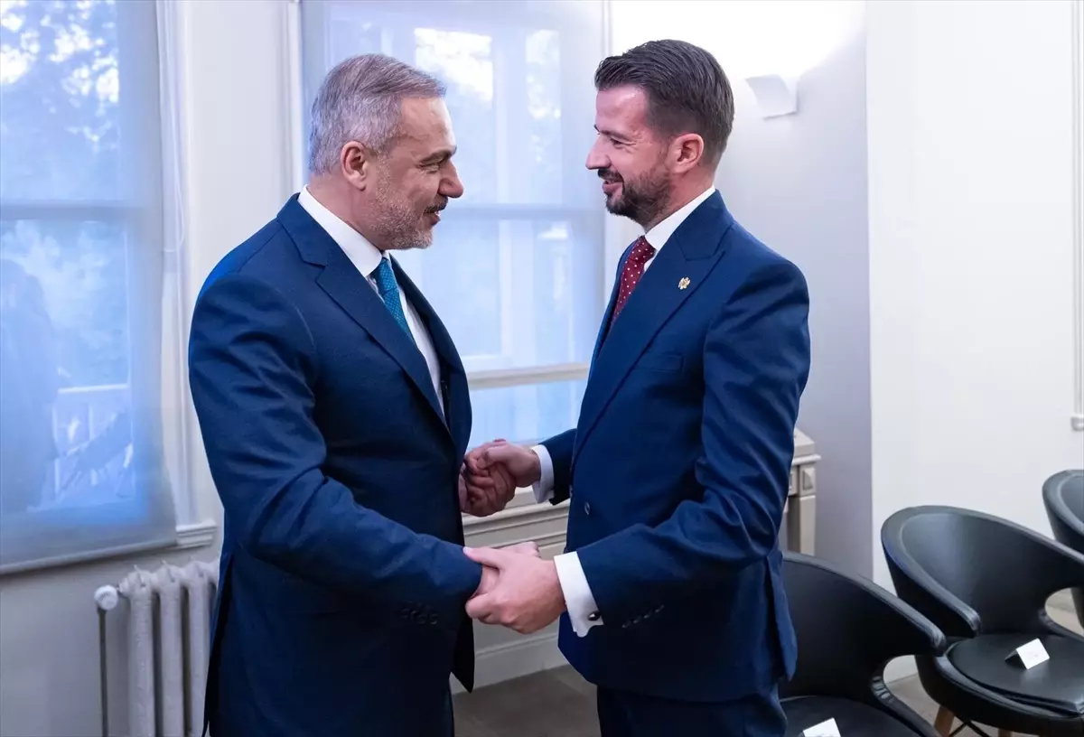Dışişleri Bakanı Hakan Fidan, Karadağ Cumhurbaşkanı ile Bir Araya Geldi