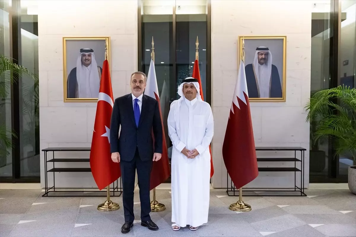 Dışişleri Bakanı Fidan, Katarlı mevkidaşı Al Sani ile Doha'da bir araya geldi