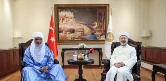 Diyanet İşleri Başkanı Ali Erbaş, Nijerli Heyeti Kabul Etti