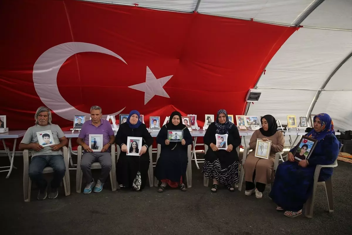 Diyarbakır anneleri, terör örgütü PKK'dan bir grubun silahlarını imha etmesinden memnun