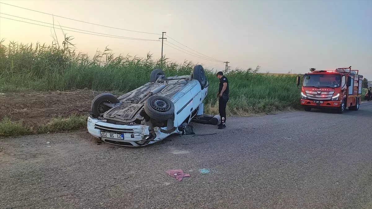 Diyarbakır'da Otomobil Devrildi: 1 Ölü, 4 Yaralı