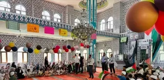 Diyarbakır'da Yaz Kur'an Kurslarında Filistin'e Destek Etkinliği