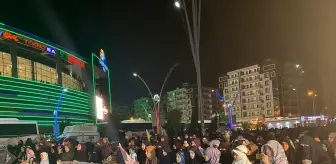 Diyarbakır'da İsrail'in Gazze'ye saldırılarına protesto
