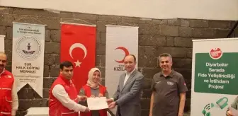Diyarbakır'da Fide Yetiştiriciliği Kursu Tamamlandı