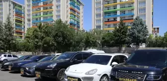 Diyarbakır'da Gümrük Kaçağı Lüks Araç Operasyonu