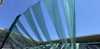 Diyarbakır ve Elazığ Stadyumlarında Sıcaklığa Karşı Önlemler Alındı